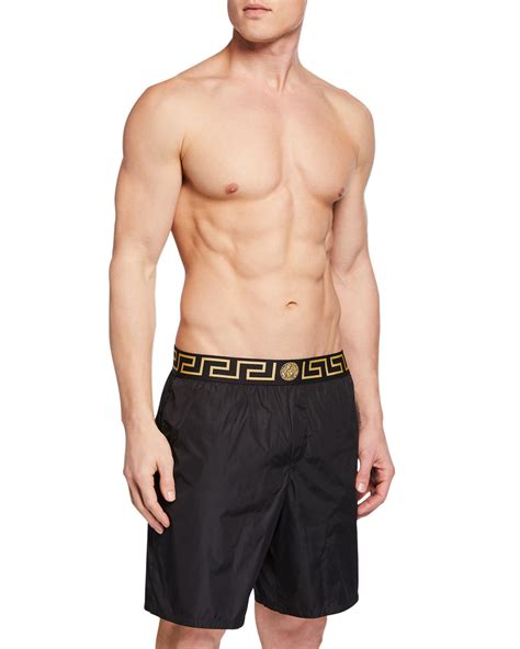 versace bathing suit mens|versace men's swim trunks.